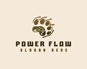 Paw Mountain Claw Logo