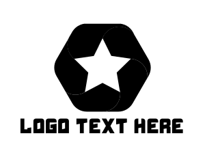 Business - Hexagon Star Badge logo design