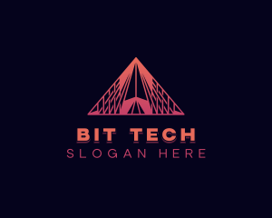 Generic Pyramid Tech logo design