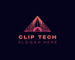 Generic Pyramid Tech logo design