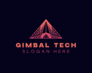 Generic Pyramid Tech logo design