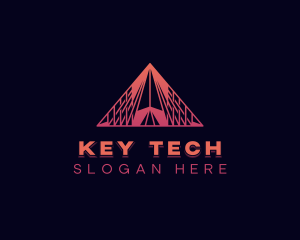 Generic Pyramid Tech logo design