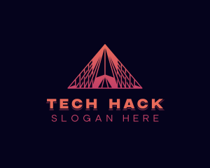 Generic Pyramid Tech logo design