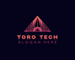 Generic Pyramid Tech logo design