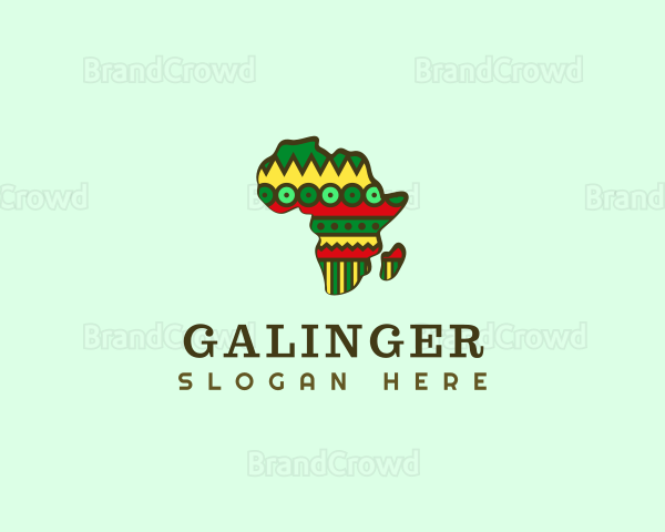 Africa Pattern Travel Logo