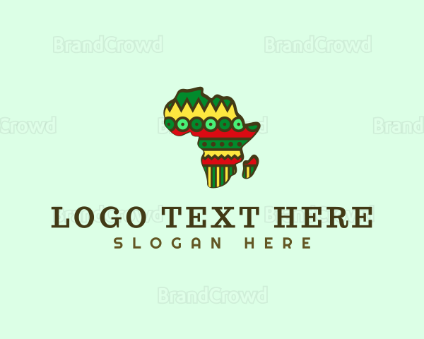 Africa Pattern Travel Logo