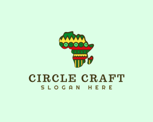 Africa Pattern Travel logo design