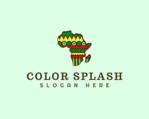 Africa Pattern Travel logo design