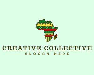 Africa Pattern Travel logo design