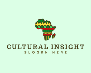 Africa Pattern Travel logo design