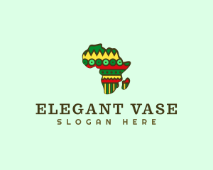 Africa Pattern Travel logo design