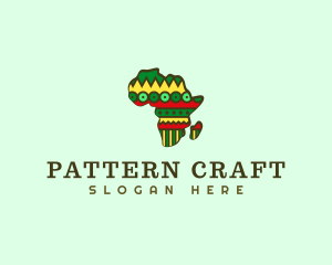 Africa Pattern Travel logo design