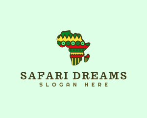 Africa - Africa Pattern Travel logo design