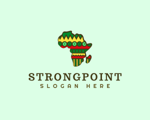 African - Africa Pattern Travel logo design