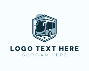 Tour - Bus Shield Transport logo design