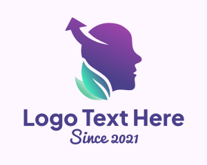 Neurodivergent - Mental Health Head logo design