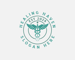 Hospital - Medical Caduceus Hospital logo design