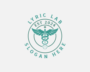 Medical Caduceus Hospital logo design