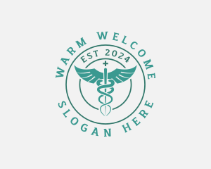 Medical Caduceus Hospital logo design