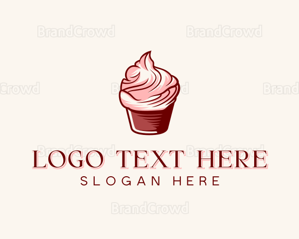 Patisserie Baking Cupcake Logo