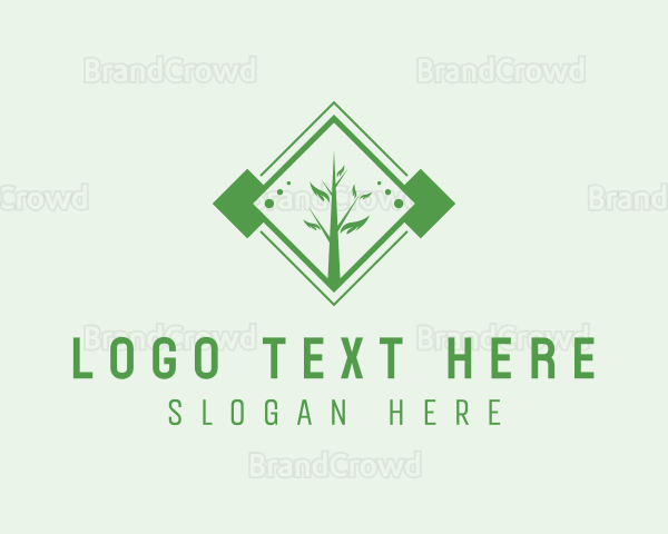 Seedling Plant Gardening Logo