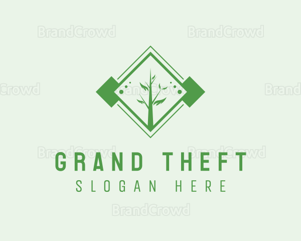 Seedling Plant Gardening Logo