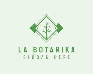 Seedling Plant Gardening Logo