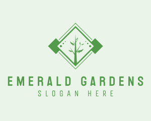 Seedling Plant Gardening logo design