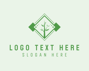 Diamond - Seedling Plant Gardening logo design