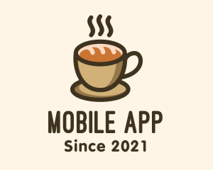 Mug - Coffee Cup Bread logo design