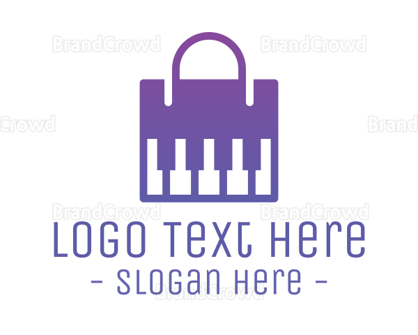Modern Piano Bag Logo
