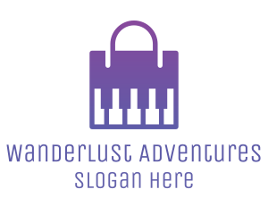 Modern Piano Bag Logo