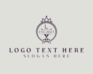 Luxury - Crown Shears Boutique logo design