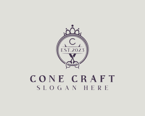 Crown Shears Boutique logo design