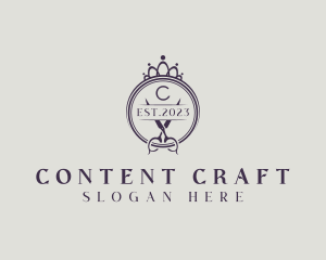 Crown Shears Boutique logo design