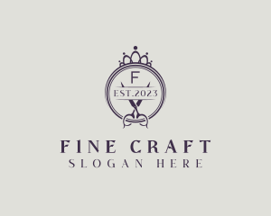 Crown Shears Boutique logo design