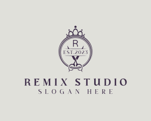 Crown Shears Boutique logo design