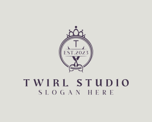 Crown Shears Boutique logo design