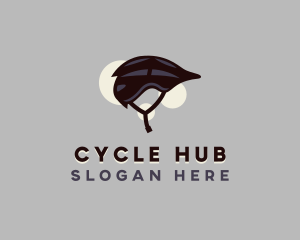 Bike - Cycling Bike Helmet logo design