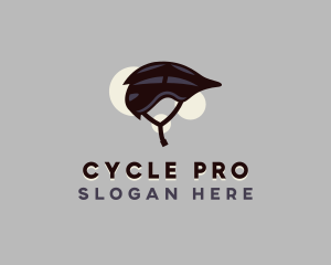 Cycling Bike Helmet logo design