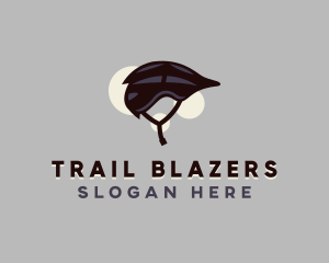 Cycling Bike Helmet logo design