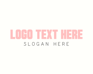 Company - Slim Bold Wordmark logo design