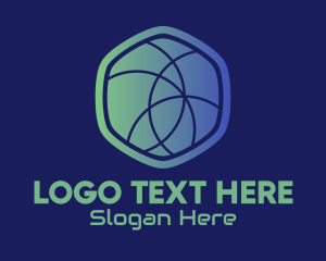 Web - Hexagon Web Developer logo design