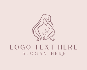 Fertility - Mother Baby Parenting logo design