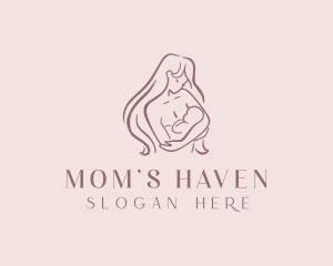 Mother Baby Parenting logo design