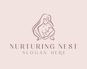 Mother Baby Parenting logo design