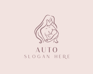 Adoption - Mother Baby Parenting logo design