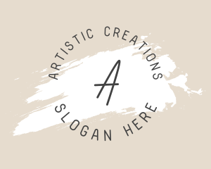 Creations - Paint Brush Fashion logo design