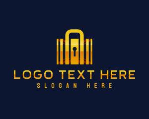 Password - Digital Security Tech logo design