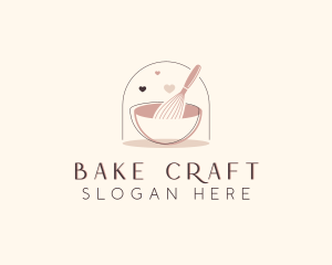 Whisk Pastry Baking  logo design